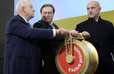 Лидеры объединенной партии Миронов, Семигин и Прилепин. Фото: GettyImages