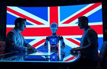 Фото AI4Future, згенероване на FLUX.1 штучний інтелект, ШІ, робот