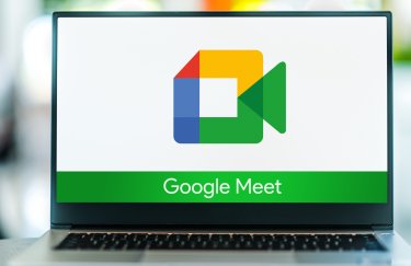 Google Meet, ноутбук