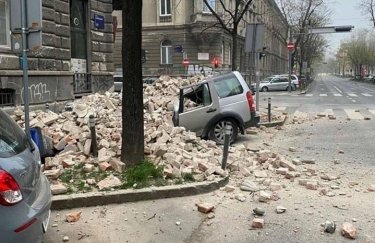 Последствия землетрясения в Загребе. Фото: HRT Vijesti