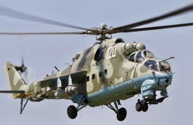 российский ударный вертолет Ми-24, российски йвертолет, война в Украине