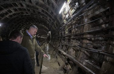 Виталий Кличко, тунель, метро