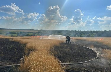 На Харьковщине и Днепропетровщине в результате обстрелов горели поля с пшеницей: ситуация в регионах