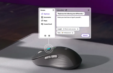 Logitech выпускает специальную мышь для работы с искусственным интеллектом