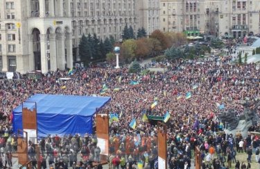 Полиция насчитала 10 тысяч участников вече на Майдане, нарушений не зафиксировано