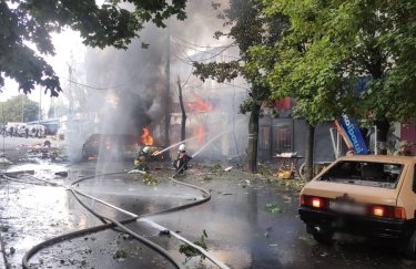 Фото: пресс-служба МВД Россия ударила по рынку в Константиновке