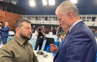 Гітанас Науседа та Володимир Зеленський. Фото: Facebook Науседи Президент Литви закликав передати Україні ППО