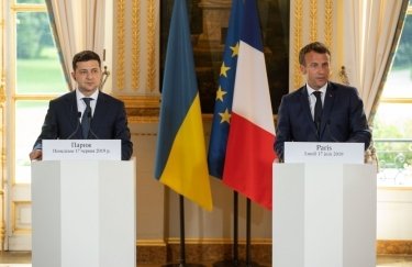 Зеленский и Макрон в июне 2019 года. Фото: пресс-служба президента Украины
