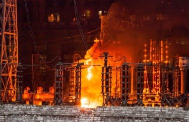 В Днепре ночью произошло возгорание на Приднепровской ТЭС (видео)