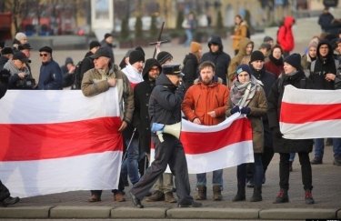 Акции протеста в Минске. Фото: RFE/RL