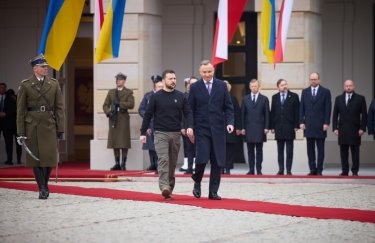 Президент Украины Владимир Зеленский с президентом Польши Анджеем Дудой. Фото: пресс-служба ОП