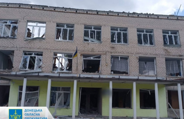 Разрушена школа в Донецкой области. Фото: Донецкая областная прокуратура Украине нужно $14 млрд для восстановления инфраструктуры учебных заведений