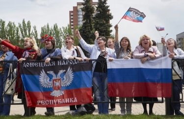 Митинг сторонников "ДНР" в Донецке. Фото: Getty Images