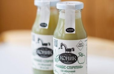 В Україні запустили виробництво яблучного соку з коноплею