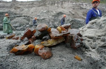 Добыча янтаря в Ровенской области. Фото: из открытых источников