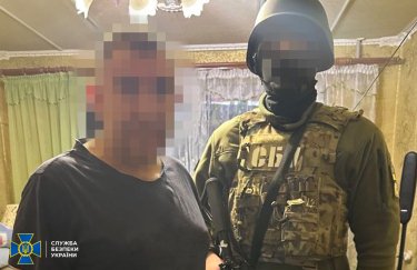 Задержание одного из агентов ФСБ. Фото: пресс-служба СБУ