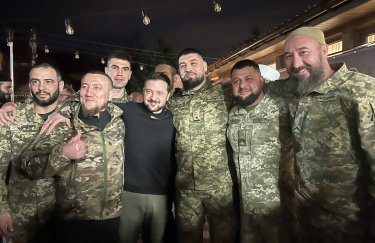 Владимир Зеленский с военными-мусульманами