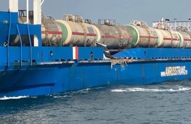 Российское судно с сжиженным газом протаранили в Черном море