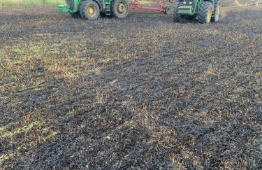 Россияне уничтожили поле пшеницы в Сумской области