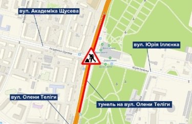 В Киеве возле метро "Дорогожичи" ограничено движение
