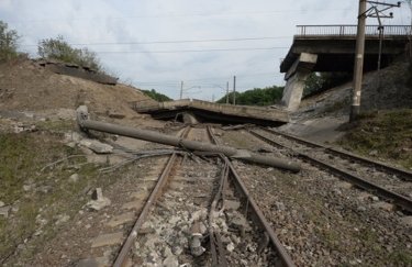 Разбитая колея. Иллюстративное фото: telegraf.com.ua жд