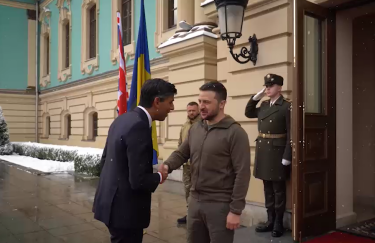 У Київ приїхав прем'єр Британії Сунак та зустрівся з Зеленським (ВІДЕО)