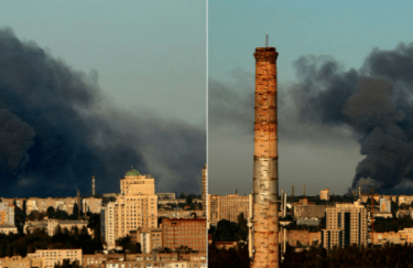 В неподконтрольном Донецке произошел масштабный пожар со взрывами (ВИДЕО)