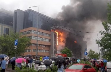 У Москві сталася масштабна пожежа в бізнес-центрі (ВІДЕО)