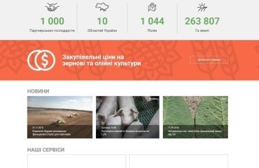 В Украине запустили первую партнерскую платформу для аграриев
