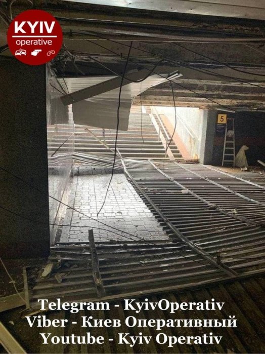 Фото 3 — Комментируя "уставший" потолок перехода на Майдане, у Кличко сослались на подрядчиков