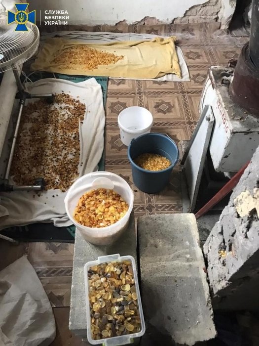 Фото 3 — СБУ ликвидировала канал сбыта янтаря в Азию (ФОТО)