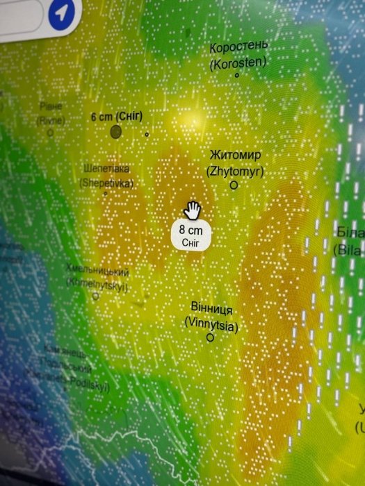 Фото 3 — У Рівненській та Житомирській областях обмежено рух вантажного транспорту через хуртовину
