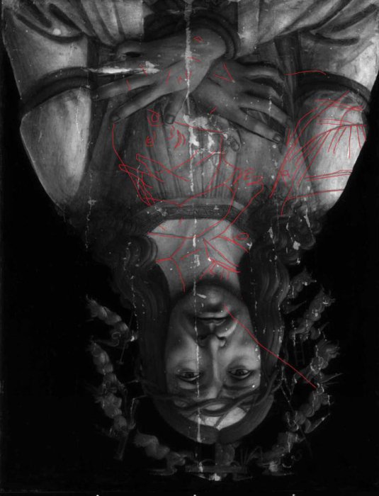 Фото 3 — Sotheby's обнаружил под картиной «Муж скорбей» Боттичелли с ценой в $40 млн еще одну уникальную композицию - «Мадонну нежности»