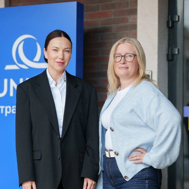 HR-директор UNIQA Украина Марина Высочина и операционный директор Татьяна Закотий