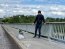 "Минер" моста Метро в Киеве. Фото: УП