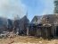Спасатели на Харьковщине ликвидируют пожар, возникший из-за вражеских обстрелов. Фото: ГСЧС