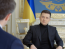 Владимир Зеленский на интервью. Фото: пресс-служба президента