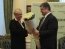 Гонтарева и Порошенко. Фото: пресс-служба НБУ
