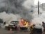 Ракетная атака: в Киеве раздались взрывы, горят автомобили