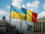 Флаги Украины и Румынии