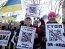 Из-за митинга антивакцинаторов перекрыли центр Киева. Фото: Униан  Митинг антивакцинаторов