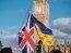 Лондон, флаг Великобритании, флаг Украины