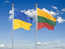 Прапори України та Литви
