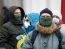 Украинцы в масках. Фото: "РБК-Украина"