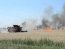 горит поле, спасают урожай, пожар в поле