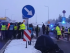 Украинские водители, забастовка, заблокировали дорогу