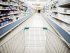 супермаркеты полки продукты тележка