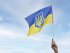рука, флаг Украины