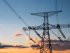 silhouette, power, transmission, tower, sunset