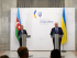 Міністр закордонних справ Азербайджану Джейхун Байрамов на спільній з очільником МЗС України Андрієм Сибігою